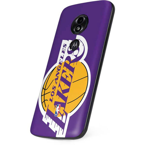 NBA Los Angeles Lakers Large Logo Moto E5 Play Skin